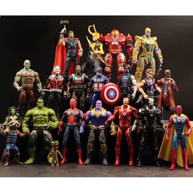 Bộ 20 avengers marvel đồ chơi siêu anh hùng