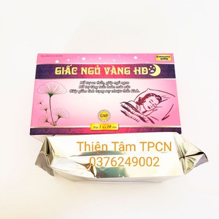 GIẤC NGỦ VÀNG HD giúp ngủ sâu giấc tăng tuần hoàn não cải thiện mất ngủ