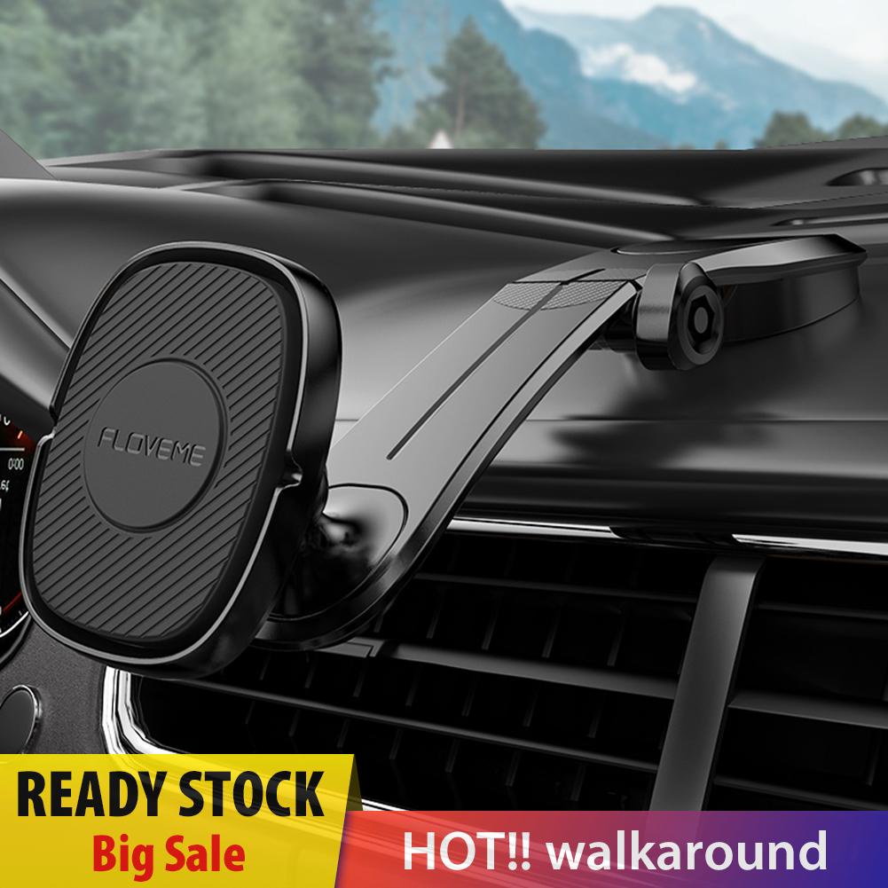 Walk FLOVEME S1 Car Phone Holder Magnetic Rotatable Folding GPS Mobile Support 