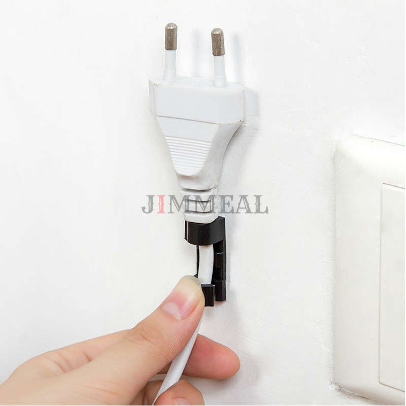 Bộ 20 Chiếc Nút Dán Tường Đi Dây Điện, Kẹp Cố Định Dây Điện Kẹp Giữ Cáp Sạc, Nẹp Dây Điện Chống Rối