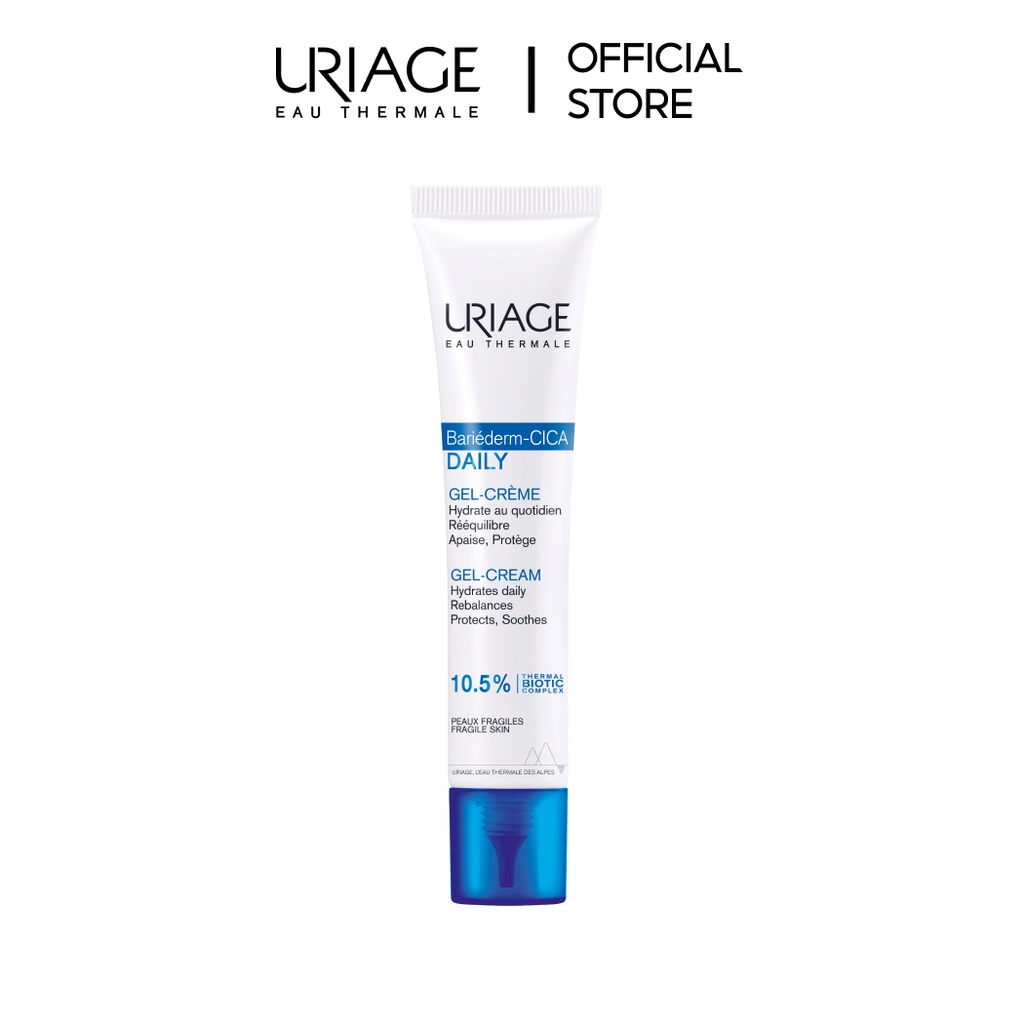 Kem làm dịu và phục hồi da tổn thương hằng ngày URIAGE BARIÉDERM-CICA DAILY GEL-CREAM 40ml