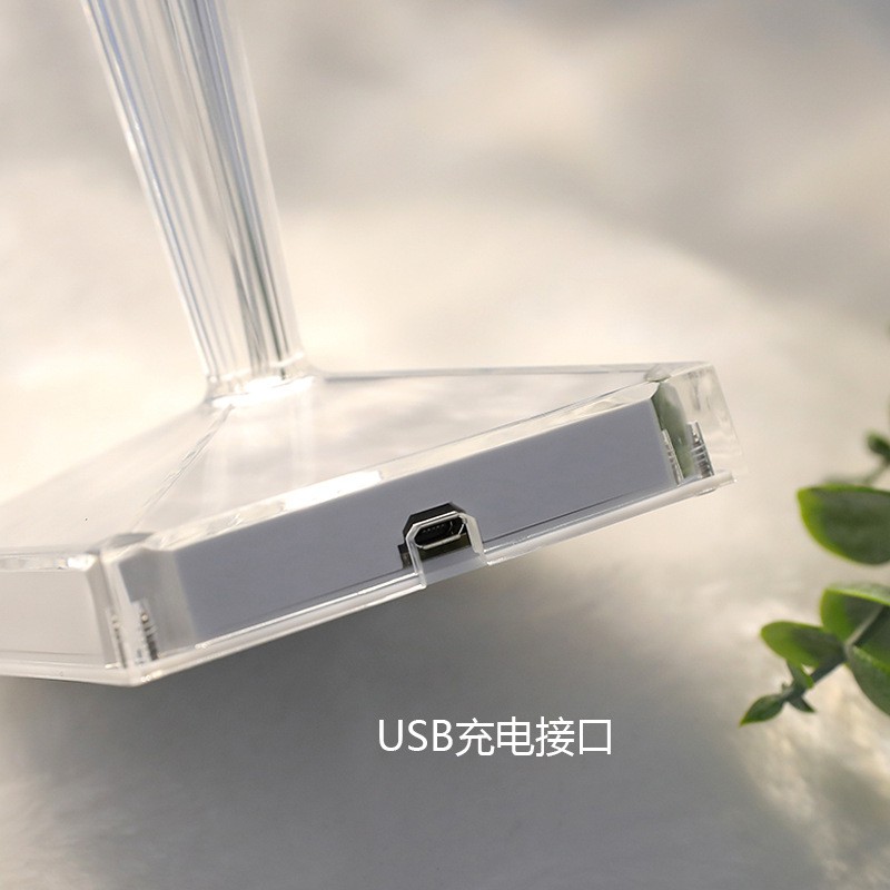 PVN32647 Đèn Led Để Bàn Pha Lê Sạc Usb Trang Trí Phòng Ngủ Độc Đáo T2 .