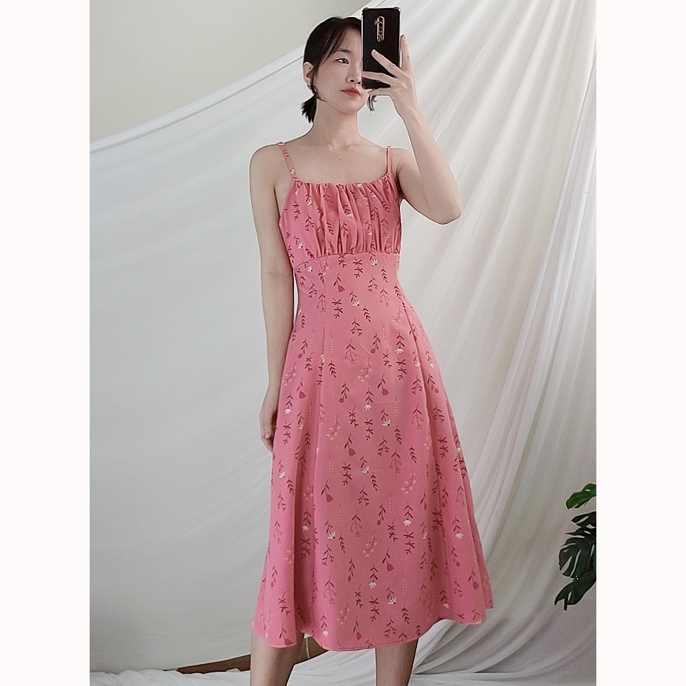 Đầm váy hai dây hoa nhí dễ thương Rolisa RD007 | BigBuy360 - bigbuy360.vn