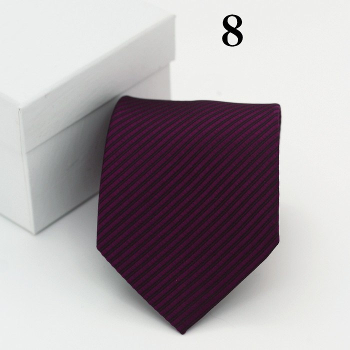 Cà vạt màu trơn thời trang cho nam 8cm