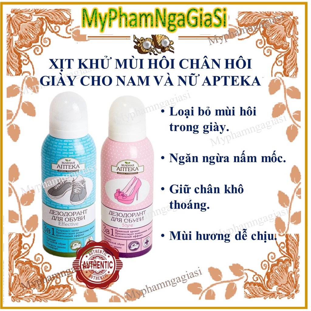 Khử mùi hôi chân khi đi giày APTEKA