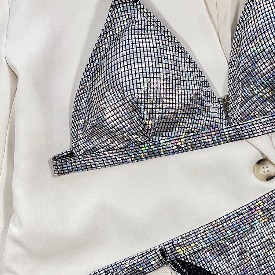 Bikini Đính Bạc Lấp Lánh Gợi Cảm