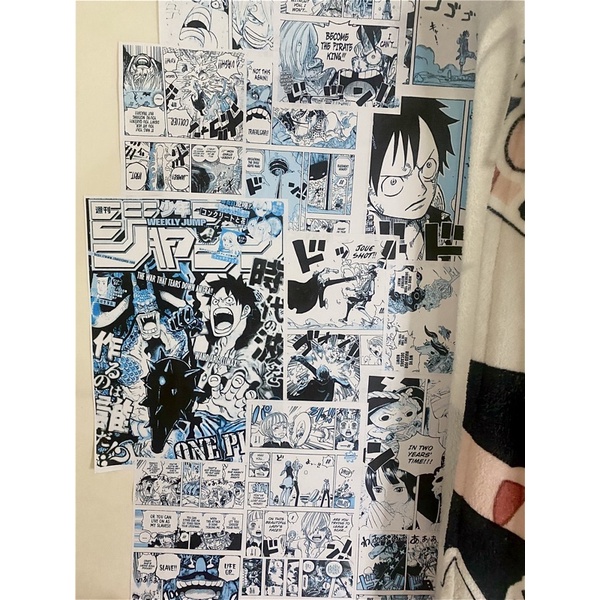 COMBO 50 TỜ có keo dán MANGA WALL