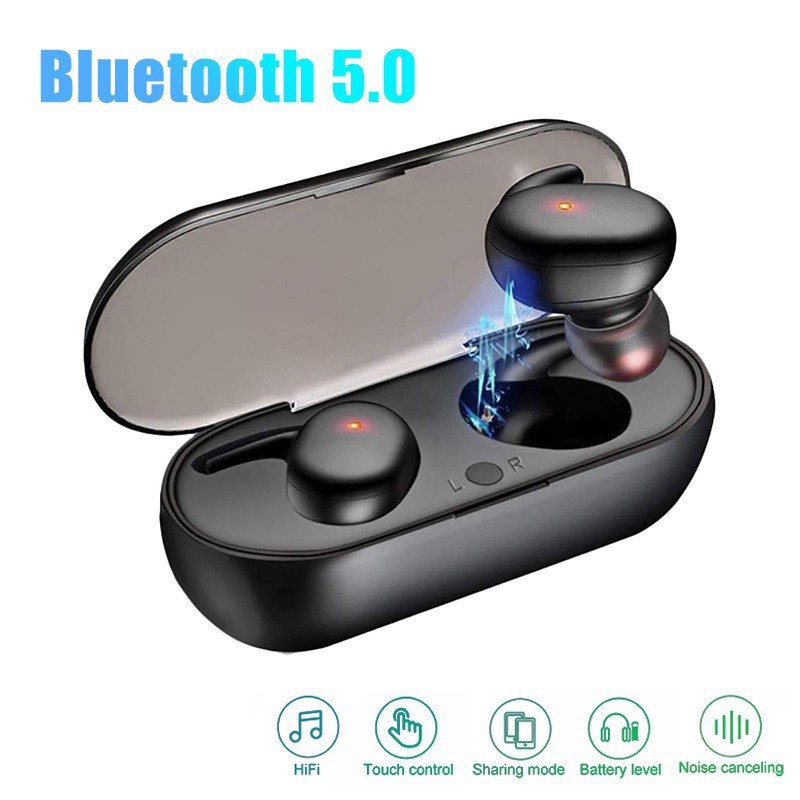 Ele】Tai Nghe Không Dây Y30 Tws Kiểu Nhét Tai Kết Nối Bluetooth 5.0 Chống Ồn âm thanh sống động chất lượng cao