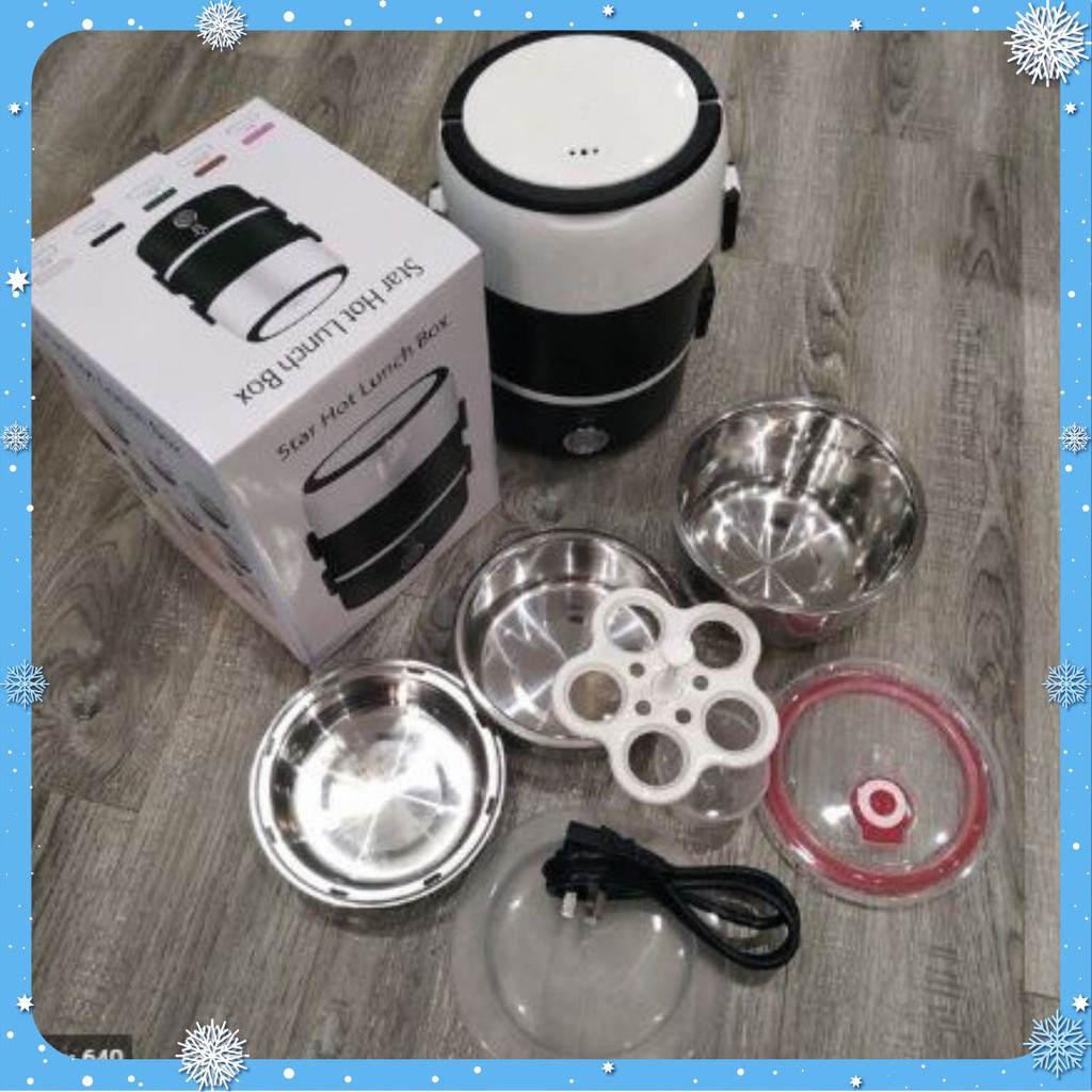Hộp Cơm Cắm Điện 3 Tầng Inox 304 Star Cao Cấp-cặp lồng ủ cơm-hộp cơm văn phòng tiện lợi [Rẻ Tụt Quần] -bachhoaonline2020 | BigBuy360 - bigbuy360.vn