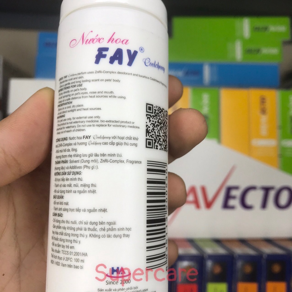 Nước Hoa Fay 90Ml Dành Cho Thú Cưng