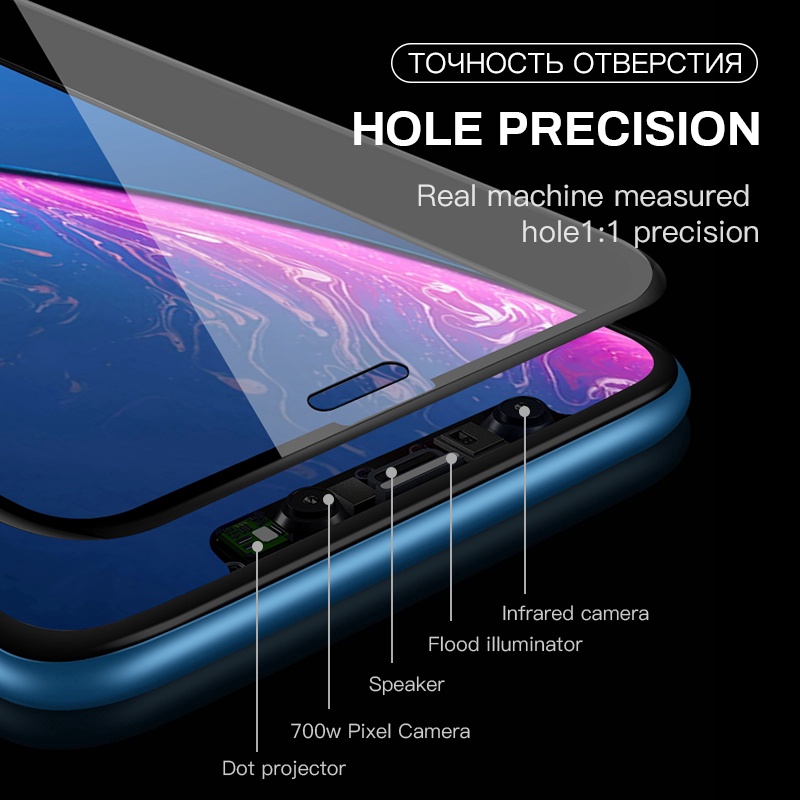 Kính cường lực bảo vệ màn hình cho iPhone 13 14 12 Mini 11 Pro SE XR Xs MAX 6 6s 8 7 Plus