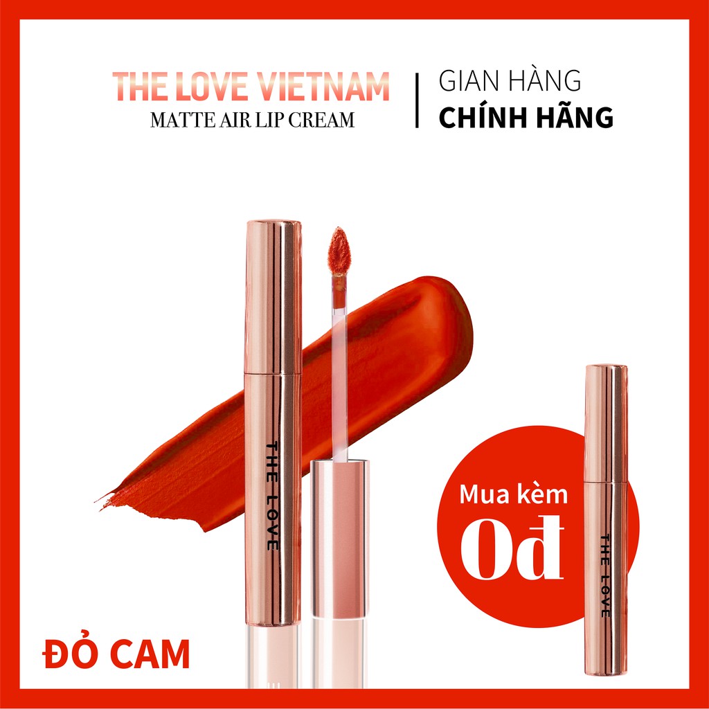[Deal sốc] Son Lì THE LOVE Đỏ Cam Mịn lì Chính Hãng 4ml | BigBuy360 - bigbuy360.vn