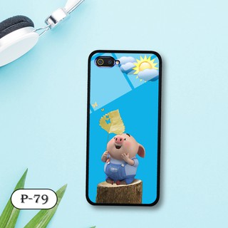 Ốp kính in hình cute Realme C2