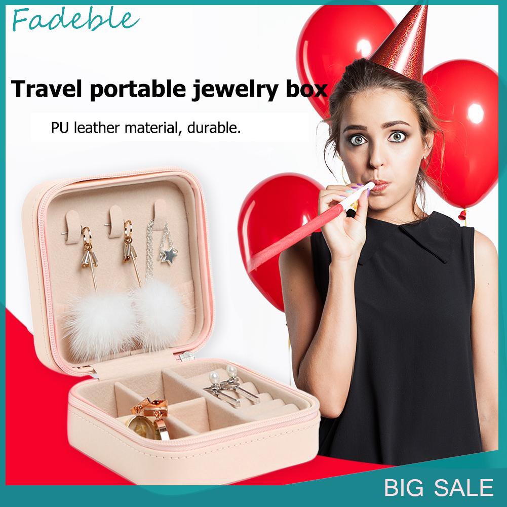 Hộp Đựng Trang Sức Bằng Da Pu