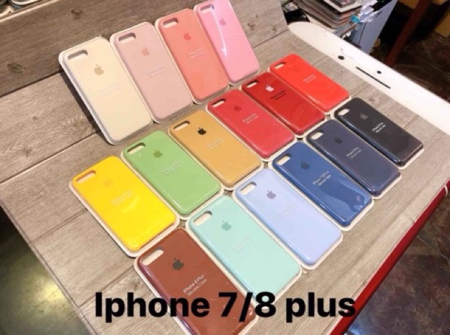 Ốp Chống Bẩn Logo Táo Cho iPhone 6/6s/6s Plus - 7/8/7 Plus/8 Plus - X/Xs/Xs Max - 11/11 Pro/11 Pro Max Đủ 15 Màu | BigBuy360 - bigbuy360.vn