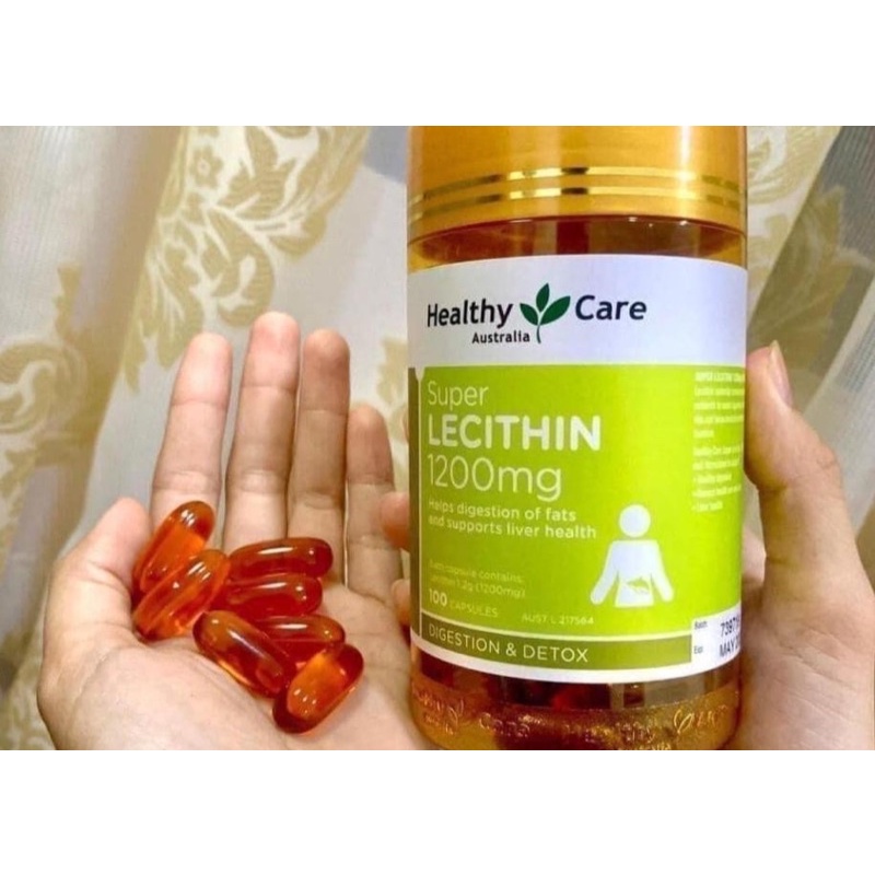 Viên Uống Mầm Đậu Nành Super Lecithin 1200Mg Healthy Care Giá Chính Hãng