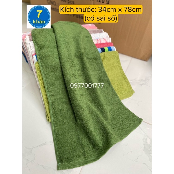 Khăn mặt, Khăn gội XUẤT HÀN or XUẤT NHẬT chính hãng Songwol - Hoa văn - 34x78cm