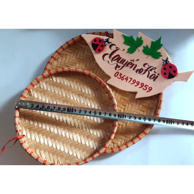 Mẹt tre cạp đỏ size 20 25cm