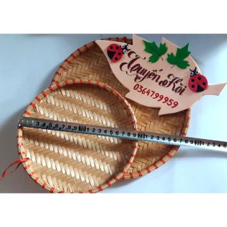 Mẹt tre cạp đỏ size 20 25cm