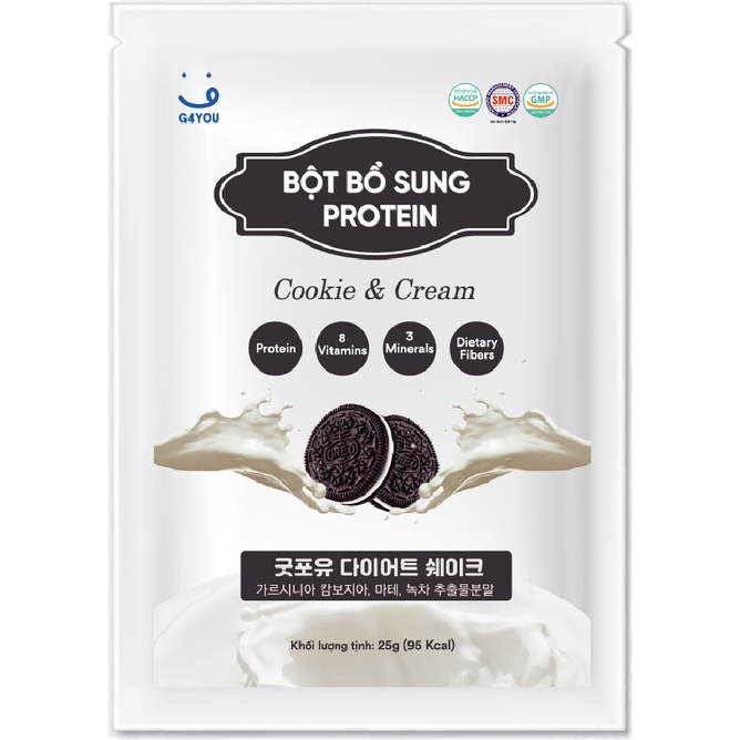 Combo 5 Gói Bột Diet Shake G4You Bổ Sung Năng Lượng 25G