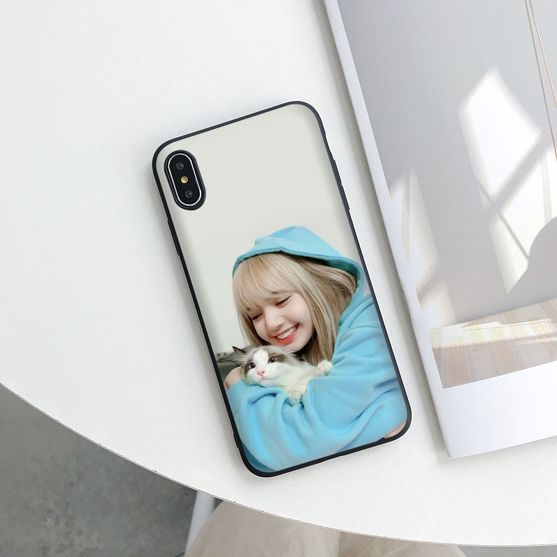 Iphone Ốp Điện Thoại Silicon Mềm Hình lisa 3vd28 Cho Iphonex xs max 5 5s 6 6s plus 7 8 plus se