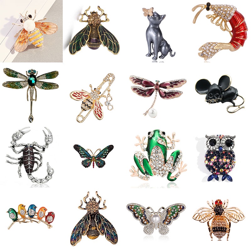 Mới Ghim Cài Áo Hình Chuồn Chuồn Đính Đá Thời Trang Cho Nữ