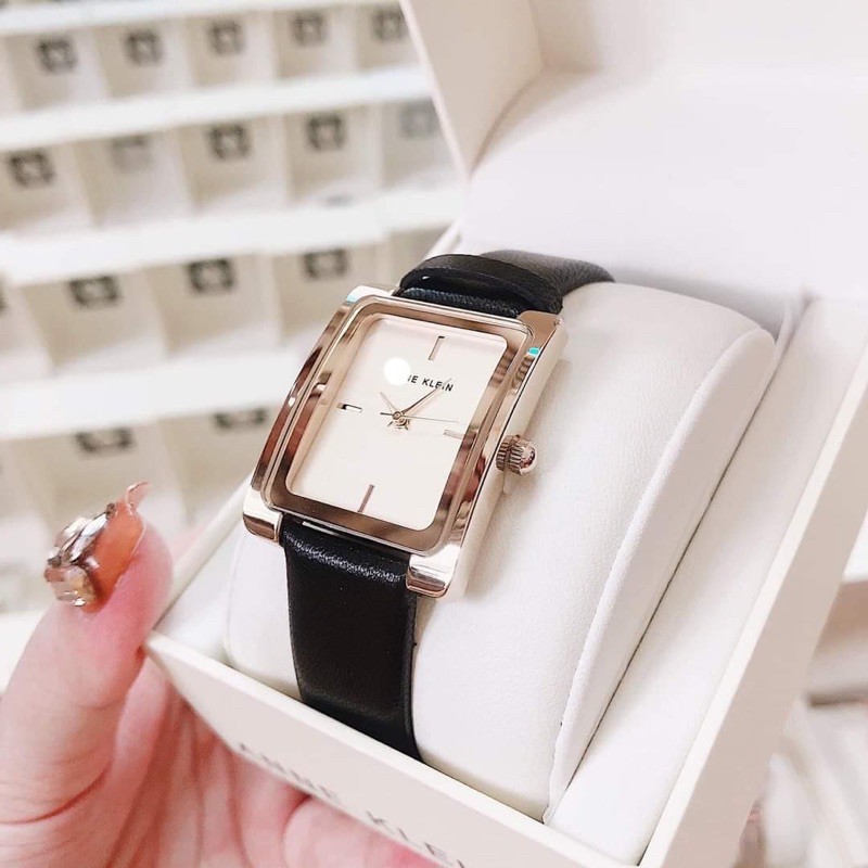 Đồng hồ ANNE KLEIN model AK/2706CHBK dây da dành cho nữ
