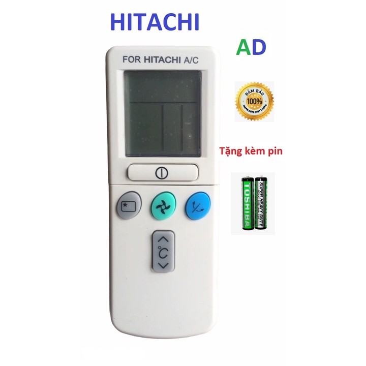 Điều khiển điều hòa Hitachi RAR-3U3 loại tốt thay thế cho điều khiển zin theo máy - Remote Hitachi
