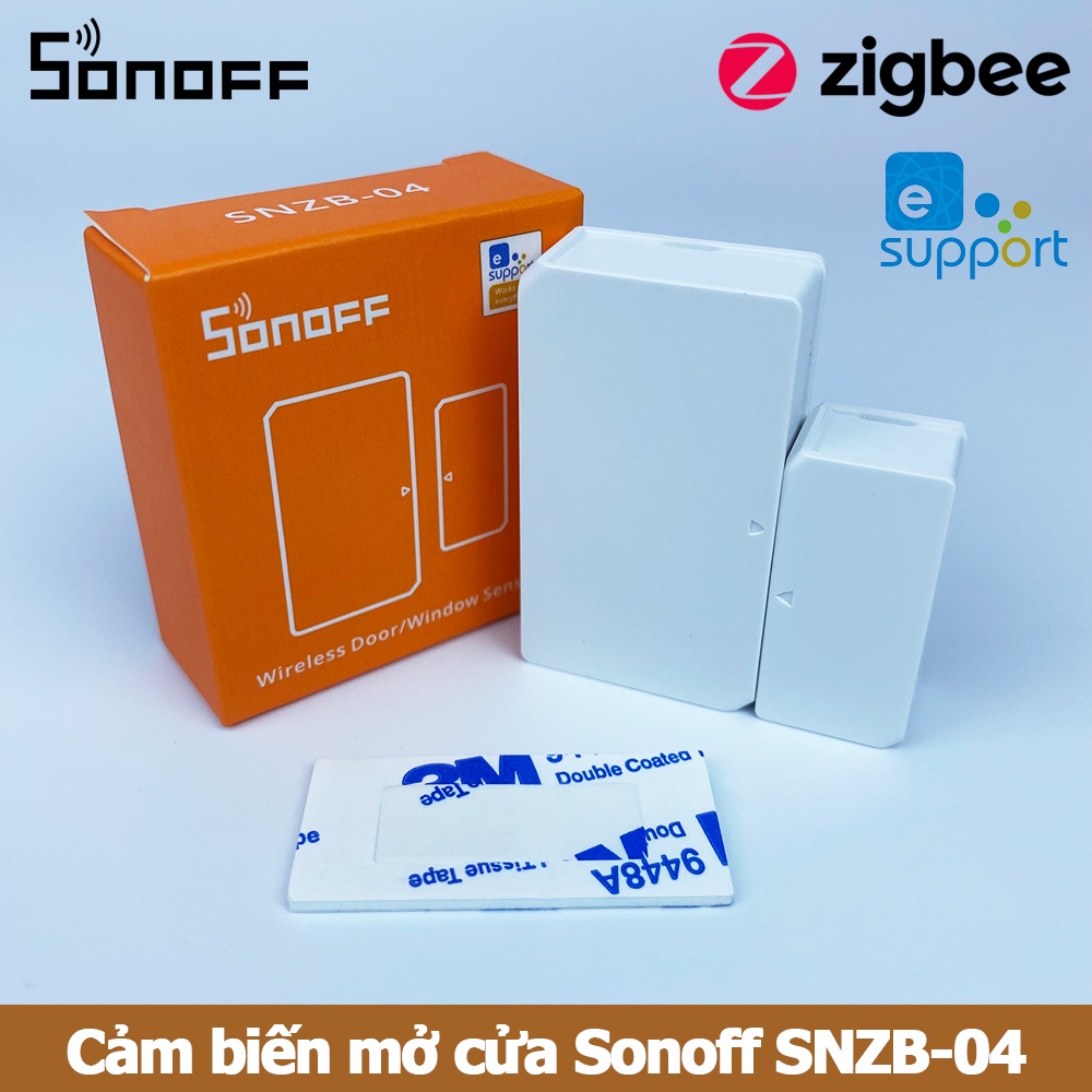 Hệ thống báo động mở cửa cảm biến từ không dây thông minh SONOFF SNZB-04 Wifi Zigbee