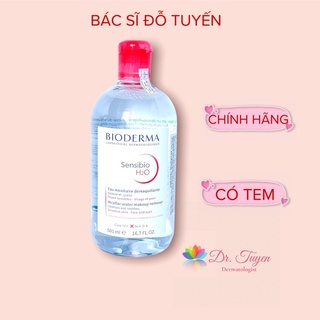 Nước tẩy trang bioderma sensibio h2o 500ml cho da nhạy cảm