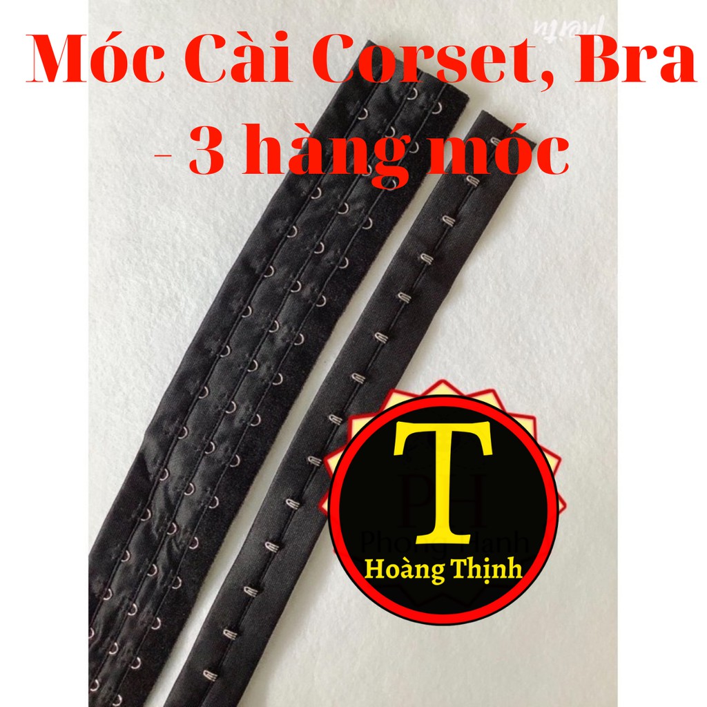 Móc Cài Corset, Bra - 3 hàng móc