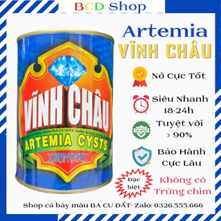 Trứng artemia vĩnh châu cao cấp cho cá bảy màu, betta và cá cảnh ăn