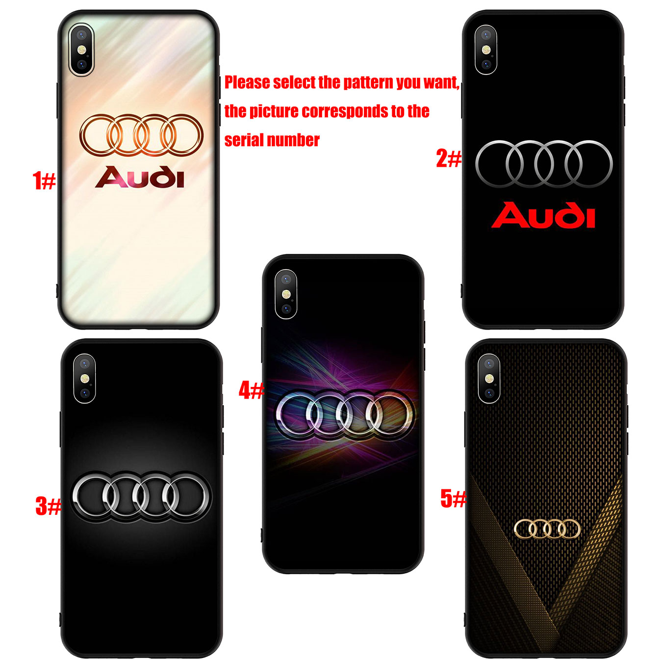 Ốp Điện Thoại Silicon Mềm Hình Logo Audi Cho Samsung Galaxy A9 A8 A7 A6 Plus J8 2018 + A21s A70 M20 A6 + A8 + 6plus