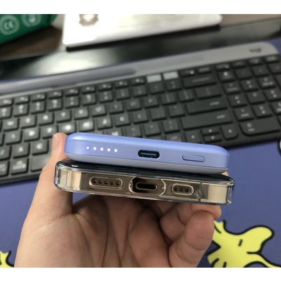 Pin dự phòng ANKER Magsafe Không Dây 5000mAh A9518  Hỗ Trợ Hít Nam Châm Cho iP 12 - 13 Series