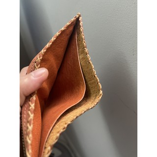 VÍ ĐỨNG NAM DA CÁ SẤU THẬT ( 100 % ảnh thật, da thật )
