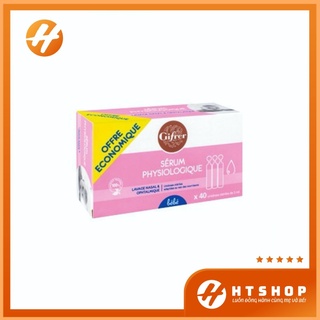 Nước Muối Sinh Lý Gifrer Tép Hồng Nội Địa Pháp Hộp 40 Ống
