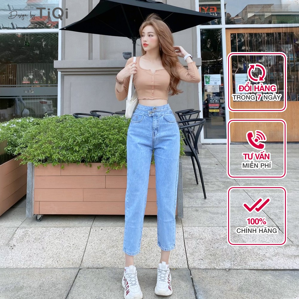 Quần Baggy nữ trơn dài TiQi Jeans B1-94