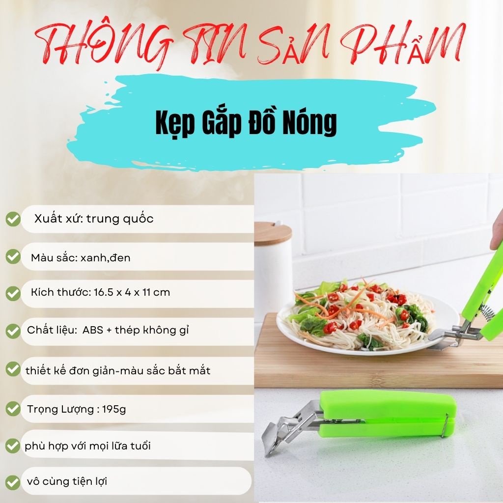 Kẹp Gắp Đồ Nóng❤️FREESHIP❤️Đồ Hấp KIM LOẠI T1 Thông Minh - Dụng Cụ Gắp Inox Có Lò Xo (tuyển sỉ).