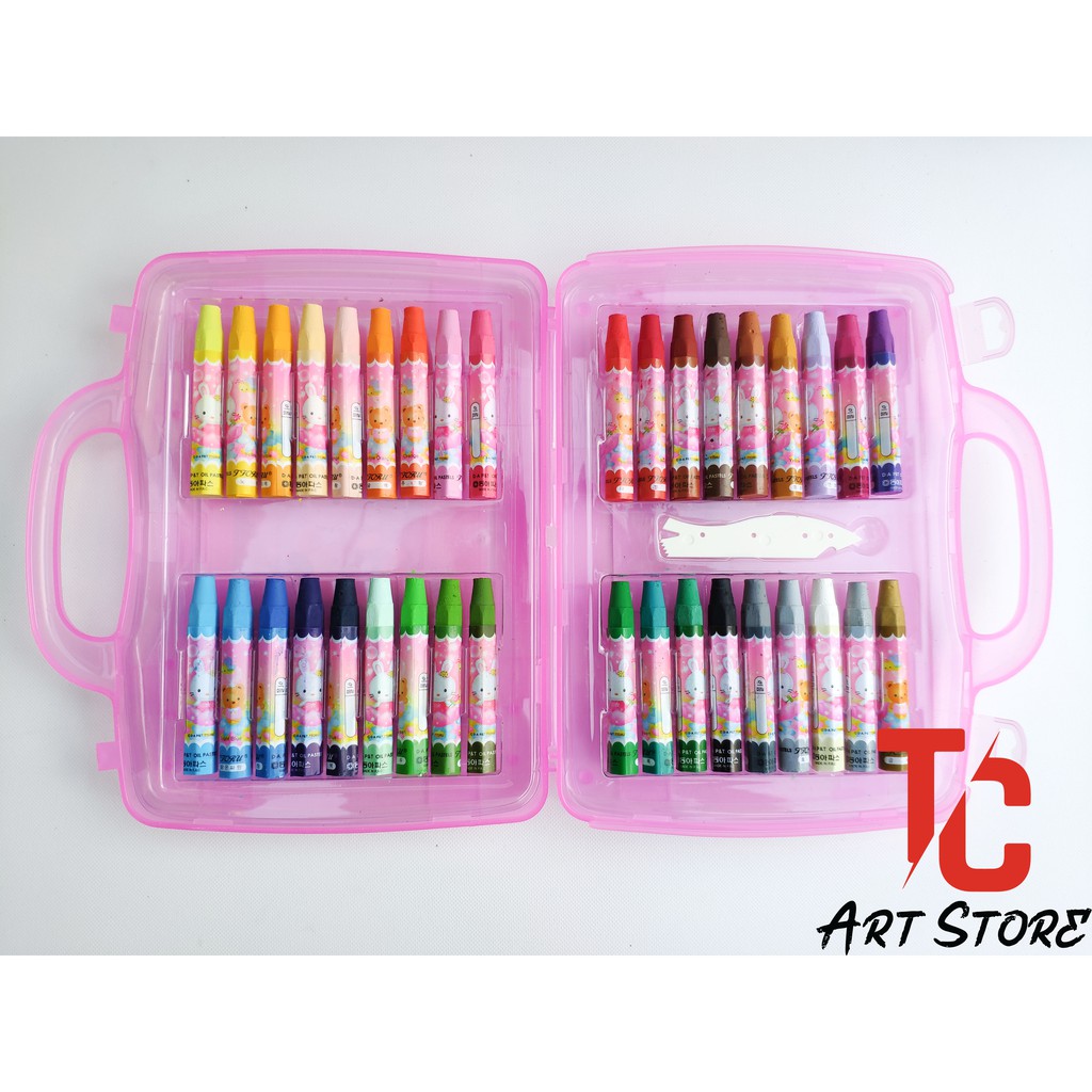 Bút Sáp Dầu 24/ 36/ 48 Màu DOOLY - Ttoru Hàn Quốc