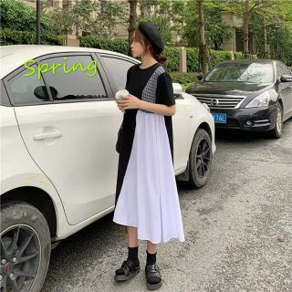 Váy pha dáng xoè ulzzang
