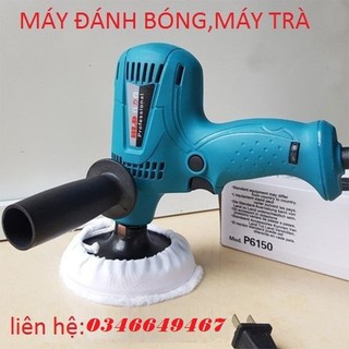 [HOT] Máy đánh bóng cầm tay, máy đánh bóng xe máy, xe hơi máy chà nhám 6 tốc độ