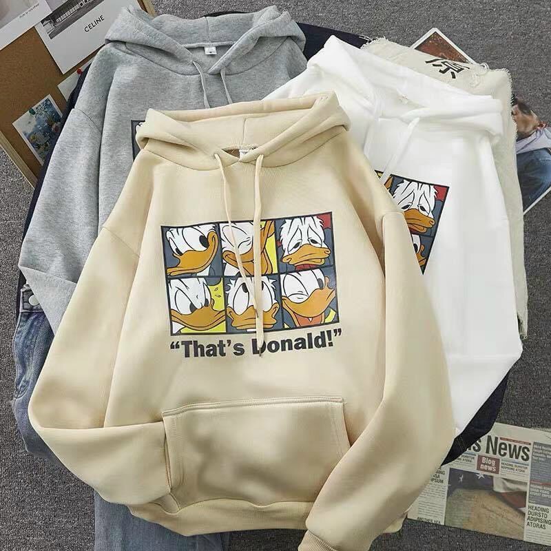 ÁO KHOÁC HOODIE VỊT DONA CỰC CUTE SWEATER BỀN MÀU 1KENZ