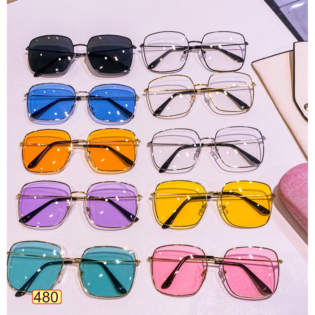 [Mã FARSSTGRE giảm 5K đơn bất kỳ] MẮT KÍNH THỜI TRANG FORM VUÔNG HOT TREND 480 PHONG CÁCH HÀN QUỐC | BigBuy360 - bigbuy360.vn