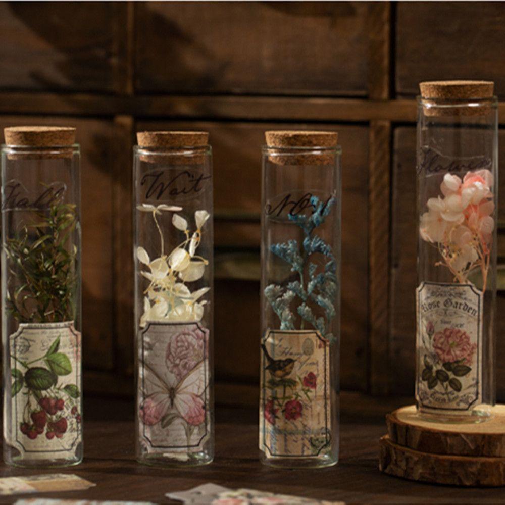 Set 40 Nhãn Dán Giấy Ghi Chú Phong Cách Retro