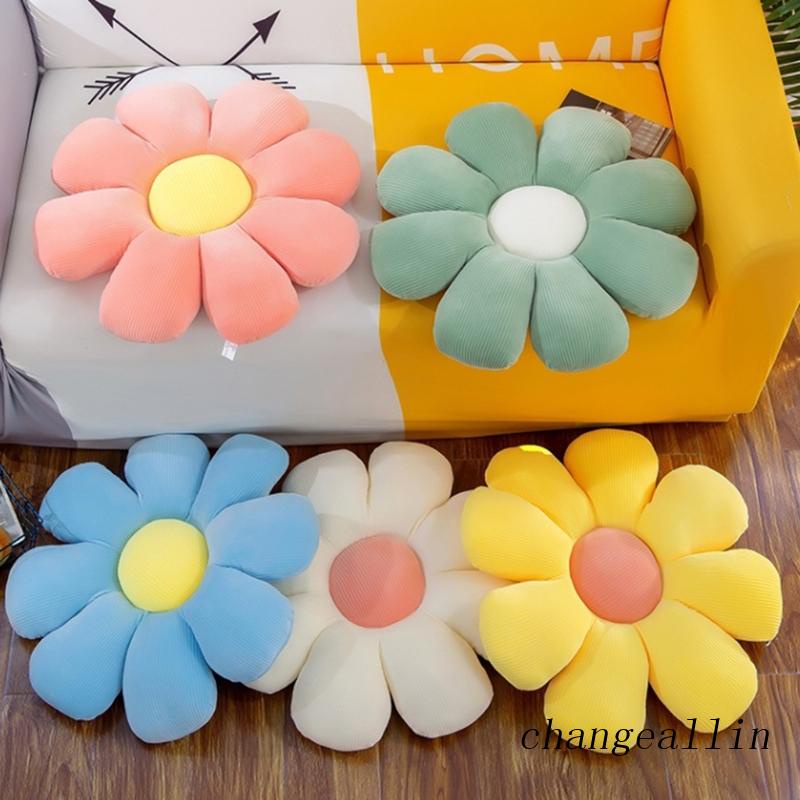 Gối Nhồi Bông Hình Hoa Cúc Nhiều Màu