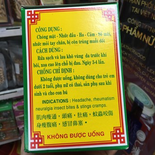 Dầu cù là cao xoa Cúp Vàng [hủ 40g]