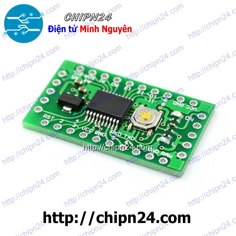 [1 pcs] Arduino Pro Mini LGT8F328P tương thích ATMEGA328P (Kit điện tử lập trình)