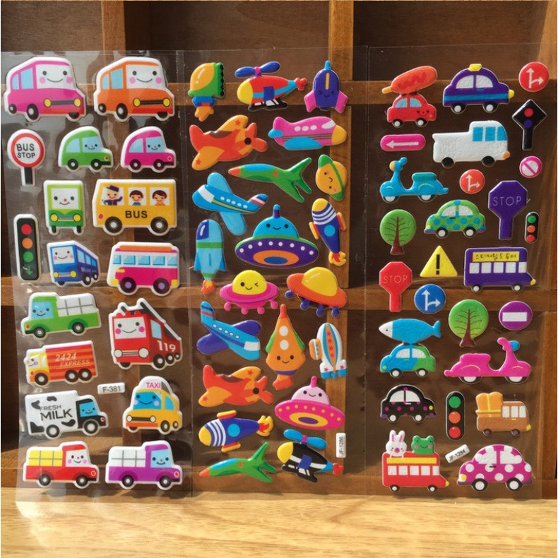 Sticker dán hoạt hình cho bé - Quà tặng thưởng cho bé