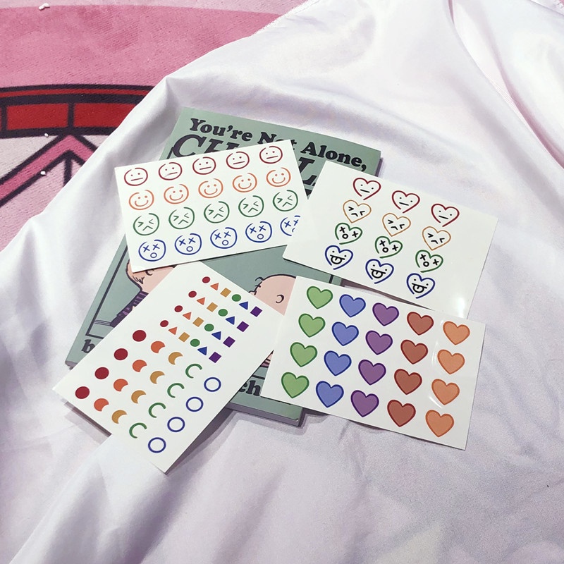 Hình Xăm Dán Mini Chống Thấm Nước Độc Đáo Phong Cách Hàn Quốc