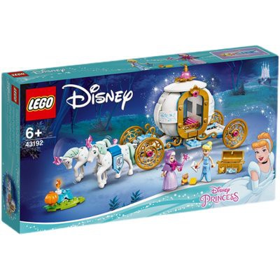 LEGO LEGO Disney Công chúa Series 43192 Cô bé lọ lem Sandy's Royal vận chuyển cô gái Lắp ráp khối